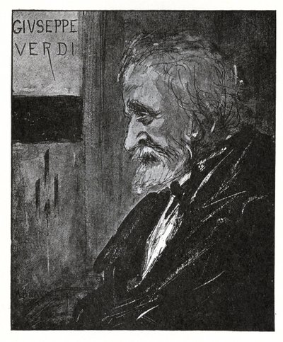 Giuseppe Verdi, 1893 door Aubrey Beardsley